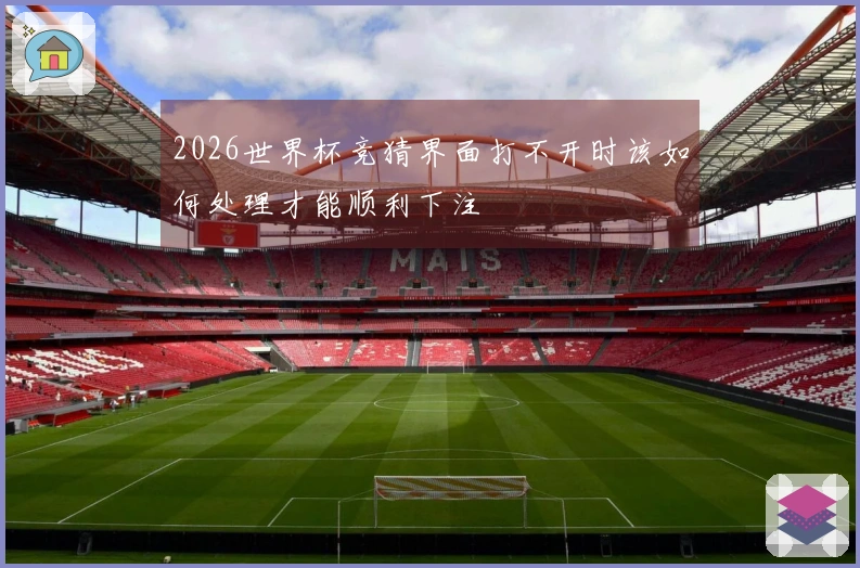 2026世界杯竞猜界面打不开时该如何处理才能顺利下注